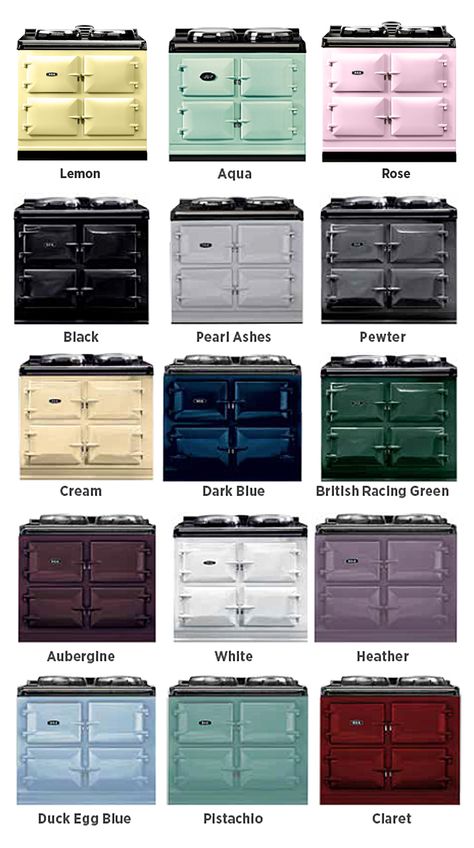 2016 color choices for Aga Stoves- Aga Colours, Aga Oven, Aga Kitchen, Aga Stove, Kitchen Feature, Aga Range, Aga Cooker, Kitchen Big, Range Cookers