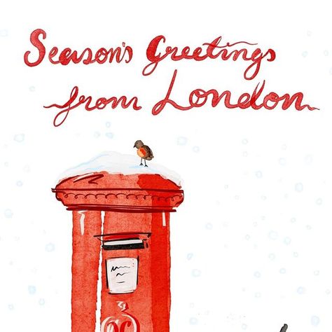 Elsa Gladstone on Instagram: "Happy Christmas Eve! 💌 #airedale #dog #christmaseve #mail #london #watercolor #artist #illustration" London Watercolor, Happy Christmas Eve, Christmas Challenge, Twelve Days Of Christmas, Artist Illustration, Watercolor Artist, Happy Christmas, Christmas Eve, London