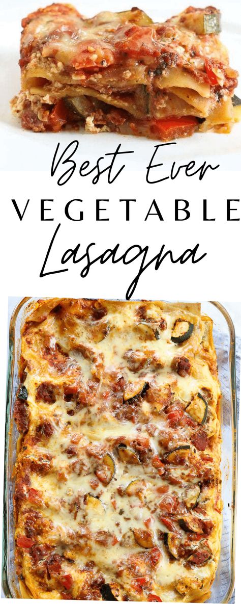 vegetable lasagna Veg Lasagna Recipe, Veg Lasagne, Lasagna Recipe Easy, Vegetable Lasagna Recipe, Easy Vegetable Lasagna, Veggie Lasagna Recipe, Roasted Vegetable Lasagna, Vegetarian Lasagne, Lasagna Recipe With Ricotta