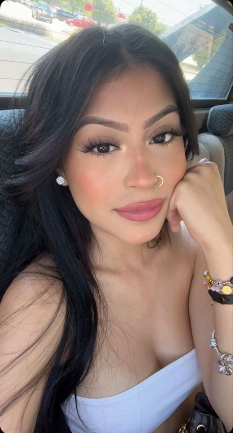 Desiree Montoya, Everything All At Once, Pretty Face, Bangs, Makeup Looks, Nose Ring, Makeup, Hair, Beauty