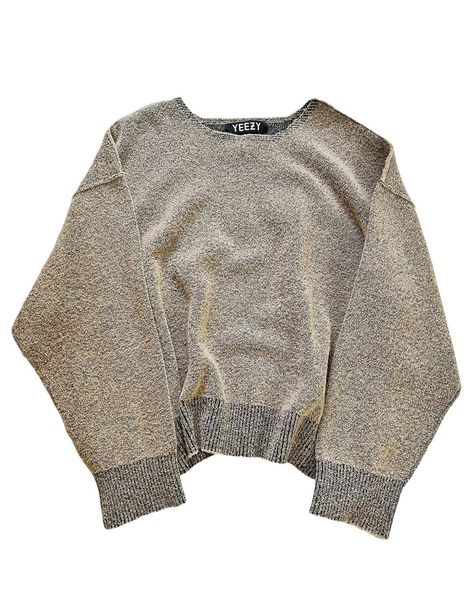 Secret Item Archive on Instagram: “Season 1 Yeezy Boucle Boxy Knit Marked size: M Available via Website • One of the first iconic pieces from Kanye’s Yeezy label. A lot of…” Yeezy Season 1, Yeezy Season, Comfy Outfits, Season 1, Ash, Knitted Sweaters, Credit Card, The First, Men Sweater