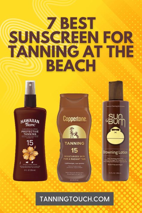 Are you looking for the best sunscreen for tanning? This sunscreen provides the best protection from the sun's harmful rays, while still allowing you to get a nice, even tan at the beach. So you can stay in the water without worrying about reapplying. It's also fragrance-free so it won't irritate your skin. Get a great tan while staying safe in the sun. De Tanning Remedies Natural, Best Way To Tan In The Sun, How Long To Tan Outside Sun, How To Make A Sun Burn Turn Into A Tan, How To Get A Sunburn To Turn Into A Tan, Best Tanning Oil, Dark Tanning Lotion, Healthy Tan, Sunscreen Oil