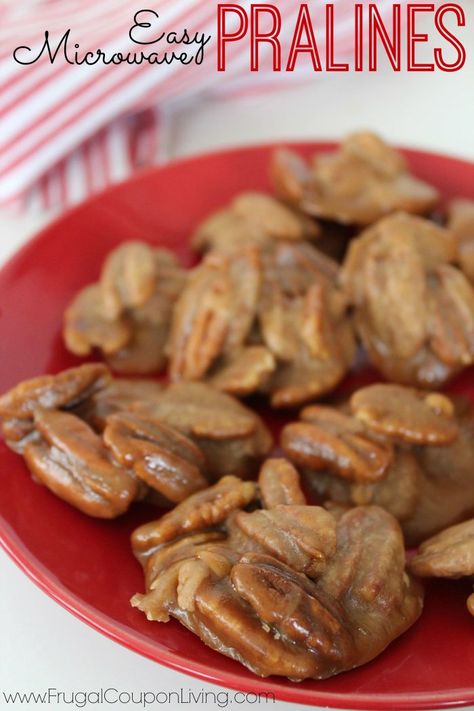 Microwave Pralines Recipe, Microwave Pralines, Praline Candy, Desserts Quick, Praline Recipe, Pecan Desserts, Quick Dessert, Better Job, Candy Recipes Homemade