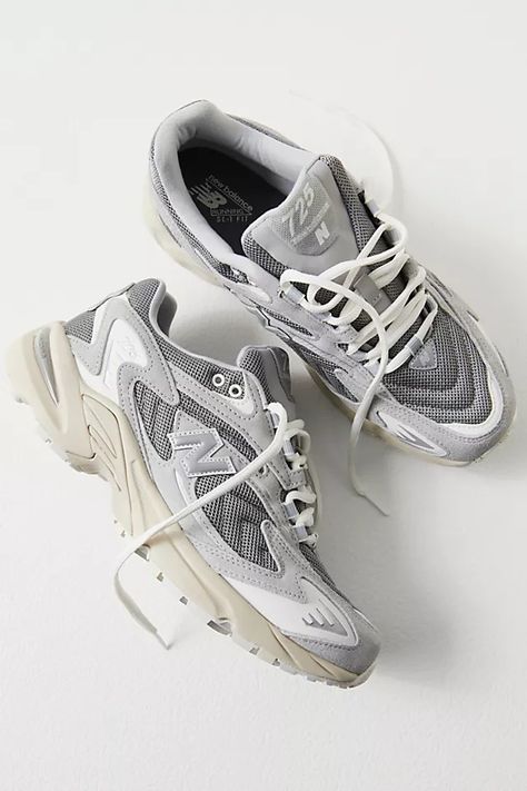 New Balance 725 Sneakers | Free People New Balance 725, Heels Trendy, Loafers Platform, Glamourous Heels, Rugged Boots, Boots Sneakers, Free People Shoes, Chunky Sneakers, Boots And Sneakers