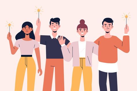 People celebrating together | Free Vector #Freepik #freevector #people #woman #man #human Vector Illustration People, Storyboard Examples, People Celebrating, Vector Illustration Character, Human Vector, Storyboard Illustration, The Artist Movie, Motion Graphics Design, 캐릭터 드로잉