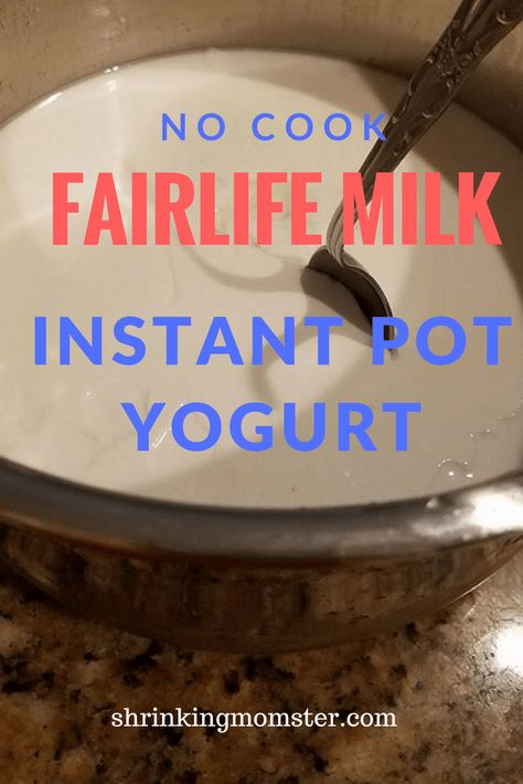 Fairlife Instant Pot Yogurt Fairlife Milk, Instant Pot Yogurt Recipe, Slow Cooker Rice, Goat Milk Recipes, Instant Pot Yogurt, Lifestyle Hacks, No Cook, Cake Maker, Yogurt Maker