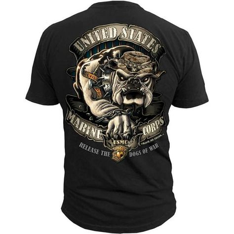 Bulldog Graphic, Usmc Veteran, Military Shirt, Us Marine Corps, Inked Men, United States Marine, United States Marine Corps, Ink Design, Military Outfit