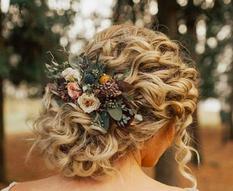 Single Braids Hairstyles, Curly Bridal Hair, Extension Hair, Curly Wedding Hair, Bridal Hair Inspiration, Boho Wedding Hair, Vintage Wedding Hair, Best Wedding Hairstyles, Wedding Hairstyles Half Up Half Down