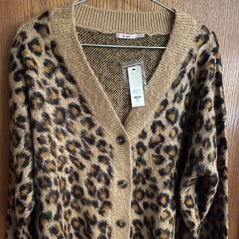 Mi Ami Francesca’s Cheetah Leopard Print New Tags. Size Women’s Large. Feel Free To Ask Any Questions. Thank You For Looking. Cheetah Cardigan, Austin Moon, Leopard Hoodie, Leopard Print Cardigan, Black Tan, Black And Tan, Austin, Leopard Print, Thank You