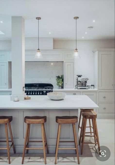 Kitchen Island Beam Support, Kitchen Island Attached To Wall Layout, Kitchen With Structural Post, Kitchen Island With Posts Columns, Pillar In Kitchen, Kitchen With Pillar In Island, Kitchen Islands With Structural Posts, Kitchen Island Attached To Wall, Kitchen Island Column