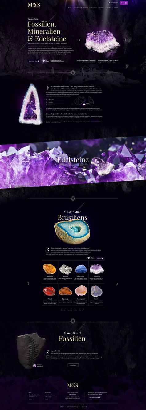 Gemstone Logo, Jewelry Banner, Branding Examples, Luxury Website, Illustrator Graphic Design, Adobe Illustrator Graphic Design, Jewelry Magazine, Gem Store, Homepage Design