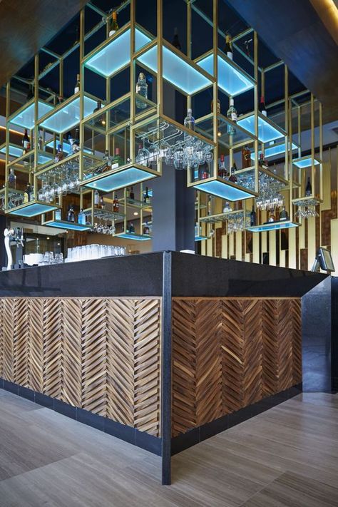 Bar Deco, Bar Counter Design, Café Design, Bar Inspiration, Bar Interior Design, Restaurant Lounge, Counter Design, Bar Interior, Bar Design Restaurant