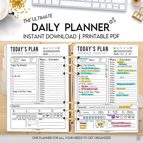 Daily Planner, iPad Planner, Goodnotes Planner, Daily To Do List , 365 Days/Everyday Planner PDF Planer Organisation, Best Daily Planner, Planner Lettering, Everyday Planner, Ipad Goodnotes, To Do Planner, Daily To Do List, Planner Ipad, Daily Planner Pages