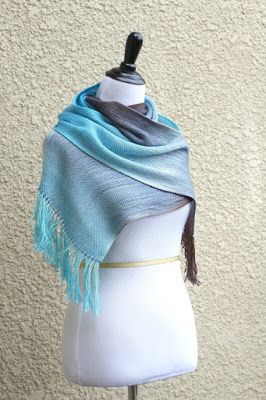 Loom Projects, Handwoven Shawls, Weaving Loom Projects, Ombre Scarf, Bridesmaid Shawl, Rigid Heddle Weaving, Weaving Ideas, Woven Scarf, Heddle Loom