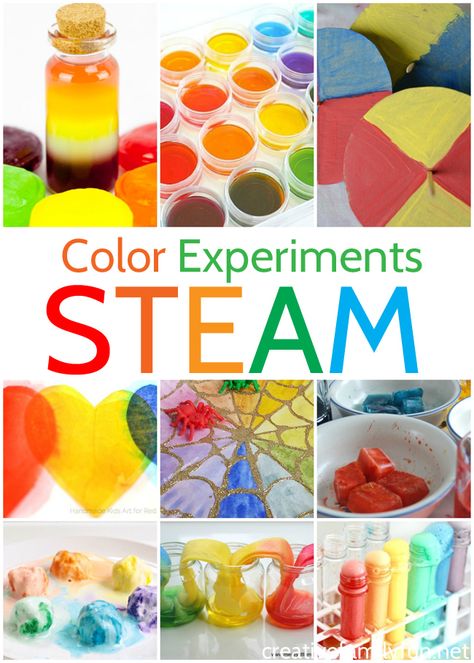 Experiment with color with these fun and amazing Color STEM Activities for Kids. Learn about chromotography, color mixing, and more. #STEM #kids #science Preschool Monthly Themes, Stem Activities For Kids, Kindergarten Stem, Preschool Stem, Preschool Science Activities, Preschool Colors, Stem Crafts, Stem Challenge, Kid Experiments