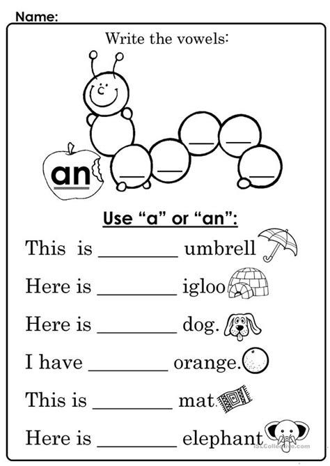 A And An Worksheets, Articles Worksheet, Articles For Kids, Kids Worksheet, Reading Comprehension For Kids, Kindergarten Phonics Worksheets, English Worksheets For Kindergarten, Grammar For Kids, English Learning Books