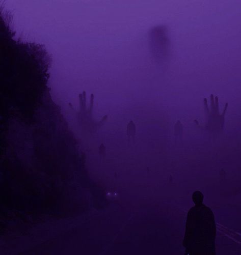 Purple Nightmare Aesthetic, Purple Mist Aesthetic, Purple Occult Aesthetic, Purple Fog Aesthetic, Purple Witchcraft Aesthetic, Dark Purple Astethics, Demon Aesthetic Purple, Purple Aesthetic Long Widget, Dark Purple Asthetics