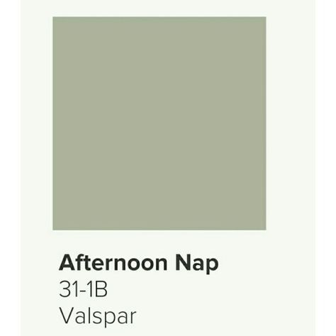 Afternoon Nap by Valspar Valspar Afternoon Nap, Valspar Green Paint Colors, Valspar Paint Colors Green, Craftsman Paint Colors, Valspar Gray, Valspar Green, Upstairs Flooring, Ranch Cottage, Valspar Paint Colors