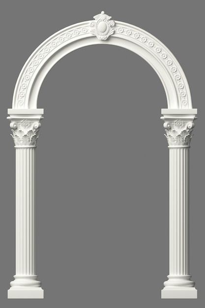 Corinthian Columns, Islamic Design Pattern, White Arch, Wedding Caricature, Dark Castle, Pillar Design, Roman Columns, Shadow Video, Wedding Elements