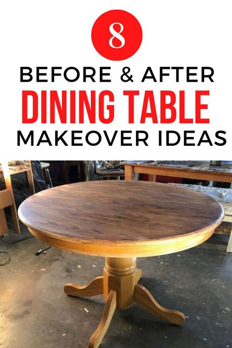 dining table makeover painted furniture ideas. Upcycle dining table. 8 dining table makeover diy ideas. Farmhouse dining table makeover ideas for cheap. Thrift store dining table makeover. #hometalk Dining Table Makeover Ideas, Upcycle Dining Table, Farmhouse Dining Table Makeover, Repurposed Dining Table, Table Makeover Ideas, Dining Table Redo, Painted Furniture Ideas, Dining Table Makeover, Painted Dining Table