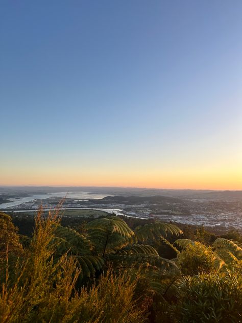 Beautiful sunset in Whangarei New Zealand on a fine clear evening. Short hike to the top for views of the small town with rivers in view #sunset #nature #town #hike #lifestyle Whangarei New Zealand, View Sunset, Sunset Nature, Beach Vibes, Beach Vibe, World Traveler, Beautiful Sunset, Small Town, Small Towns