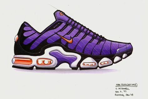 Nike Tn Drawing, Nike Sketch, Nike Drawing, Mode Tennis, Sneakers Sketch, Sneakers Drawing, Sneakers Wallpaper, Nike Art, Nike Tn