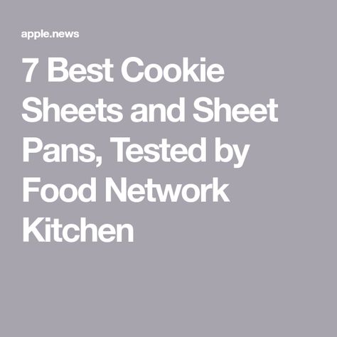 7 Best Cookie Sheets and Sheet Pans, Tested by Food Network Kitchen Best Cookie Sheets, Bundt Recipes, Baked Pizza, Sheet Pans, Best Pans, Cookie Sheets, Pizza Bake, Cookie Sheet, Kitchen Stuff