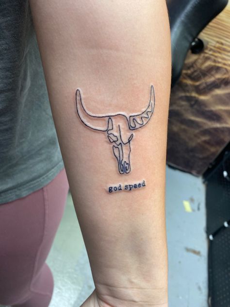 Cow Tattoo Small Simple, Western Hand Tattoos, Cow Tattoos, Cow Skull Tattoo, Cow Skull Tattoos, Zach Bryan Tattoo, Bunny Tattoo, Cowboy Tattoos, Cow Tattoo