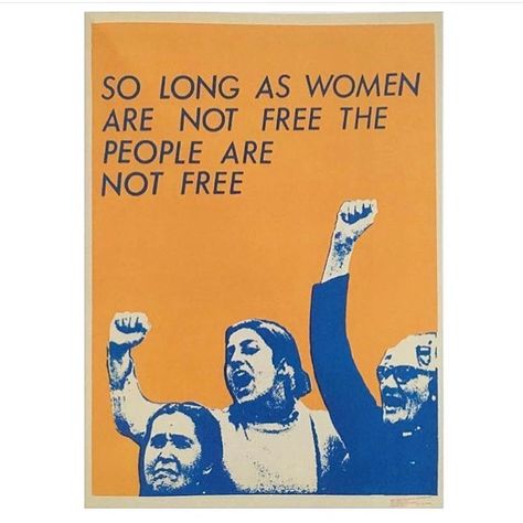 As long as women are not free the people are not free. Lots of amazing things happening this week to celebrate #vote100 and we love seeing the role of protest posters and artwork 🧡 This is by Red Women’s Workshop, a feminist silk-screen poster collective from 1974, some original #girlpower for you ✌️repost @creativementornetwork Protest Poster, Feminism Poster, Judy Chicago, Lgbt History, Protest Posters, Protest Art, Still I Rise, Campaign Posters, Free Poster