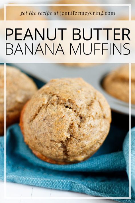 Cinnamon Oat Muffins, Banana Bread Muffin Recipe, Classic Banana Bread, Peanut Butter Muffins, Peanut Butter Banana Bread, Peanut Butter Banana Muffins, Banana Muffin Recipe, Banana Bread Muffins, Muffin Recipe