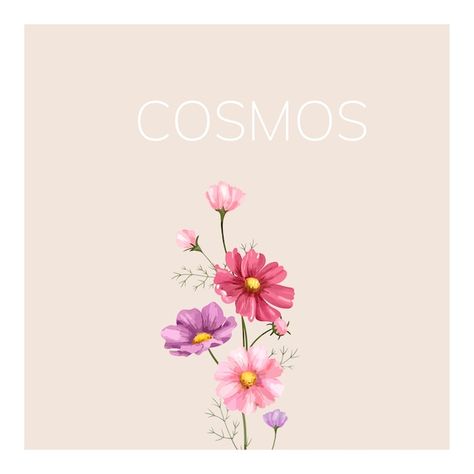 Cosmos Tattoo, Shape Tattoo, Watercolor Tattoos, Flowers Tutorial, Cosmos Flowers, Japanese Tattoos, Hand Images, Constellation Tattoos, Black Holes