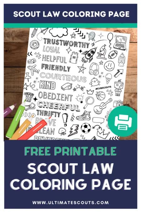 Lion Scouts Free Printable, Bobcat Badge Activities, Scout Oath And Law Games, Outdoor Code Cub Scouts Printable, Cub Scout Recruitment Activities, Cub Scout Bobcat Activities, Scout Oath And Law Printable, Lion Cub Scout Activities, Scout Law Craft