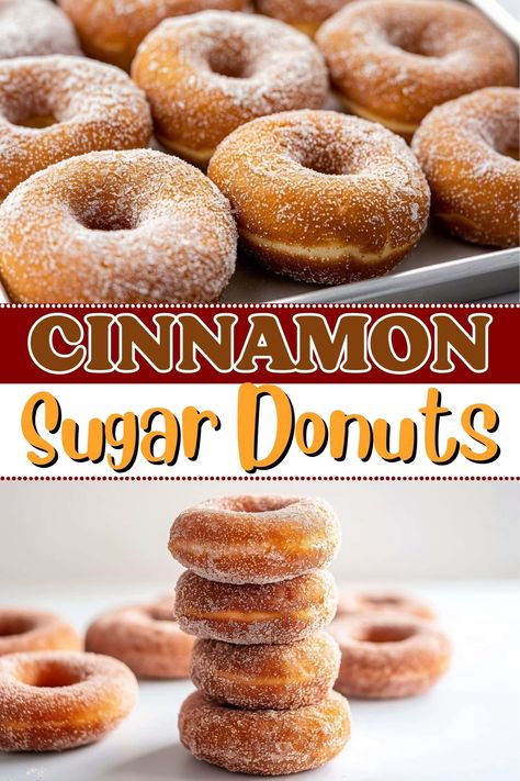 Homemade cinnamon sugar donuts are quick and easy to make, delivering soft, fluffy baked treats that perfectly blend warmth and sweetness in every bite. Applesauce Doughnut Recipe, Cheesecake Donuts Recipe, Baked Doughnuts Easy, Homemade Donuts Recipe Easy, Homemade Doughnuts Easy, Easy Donuts Recipe, Doughnut Board, Cake Donuts Baked, Doughnuts Baked