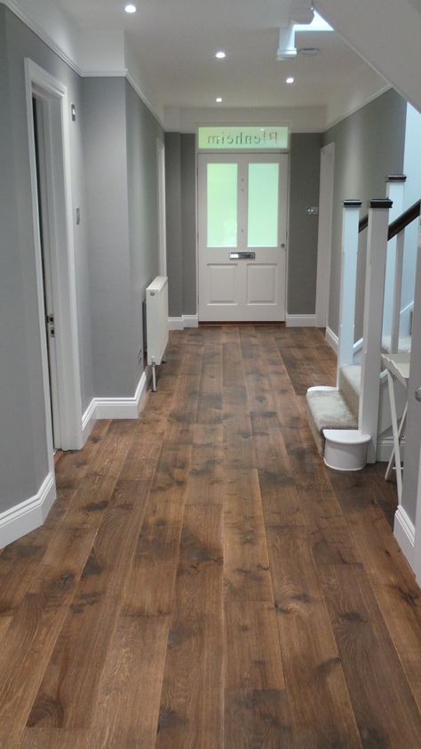 Farmhouse Flooring Living Room, Dark Rustic Hardwood Floors, Hardwood Floor Farmhouse, Chestnut Flooring Kitchen, Hardwood Looking Tile Floors, Flooring In Farmhouse, Farmhouse Dark Wood Floors, Farmhouse Style Floors, Country Home Flooring