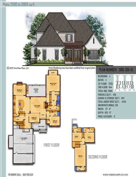 Fireplace Great Room, Acadian Cottage, Master Suite Bedroom, Open House Plans, Bedroom Porch, Chef's Kitchen, Beautiful Farm, Porch Flooring, Craftsman Style House Plans