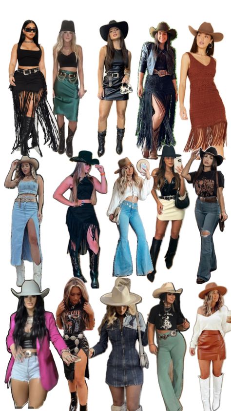 Cowgirl Style Outfits Party, Country Dance Outfit, Western Birthday Outfit, Cowgirl Party Outfit, Western Outfits Women Party, Cowboy Outfits For Women, Cowgirl Outfits Party, Cowgirl Style Outfits, Birthday Outfit For Women