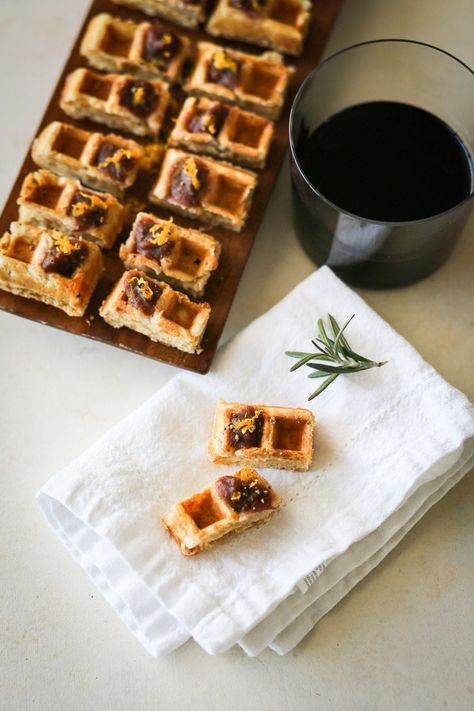 Waffle Bites, Bite Size Appetizers, Sugar Donut, Easy Appetizers, Set The Table, Apple Butter, Appetizers Easy, Clean Eating Snacks, The Table