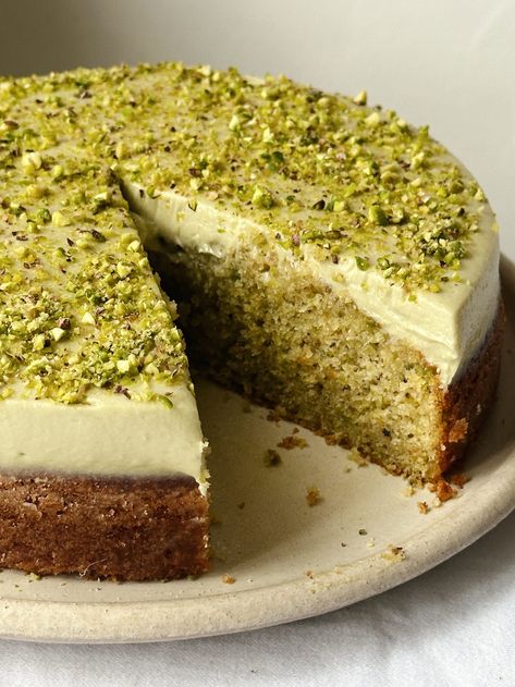 Pistachio, Orange & Ricotta Cake Orange Ricotta Cake, Orange Ricotta, Pistachio Recipes, Ricotta Cake, Pistachio Cake, Sweet Food, How Sweet Eats, Grocery List, Sweets Treats