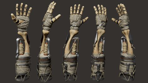 Sekiro Fan art — polycount Sekiro Prosthetic, Steampunk Arm, Prosthetic Arm, My Free Time, Visual Development, Character Development, Funky Art, Free Time, A Fan