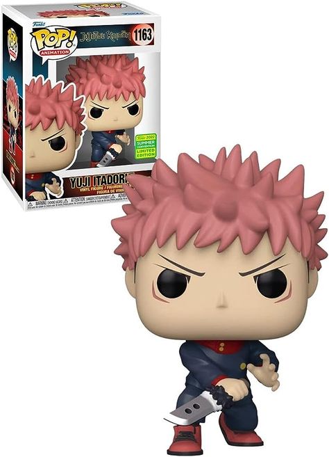 Jujutsu Kaisen Yuji Itadori, Jujutsu Kaisen Yuji, Funk Pop, Funko Pop Collection, Brand Pop, Anime Jujutsu Kaisen, Yuji Itadori, Anime Room, Mystery Minis