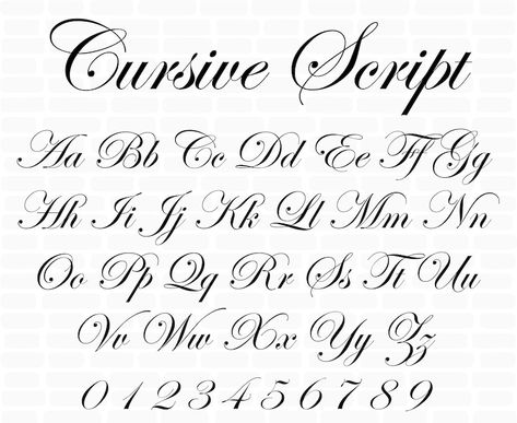 Cursive Fonts Alphabet, Wedding Fonts Calligraphy, Elegant Cursive Fonts, Calligraphy Letters Alphabet, Script Alphabet, Cursive Calligraphy, Alfabet Letters, Word Fonts, Tattoo Lettering Fonts