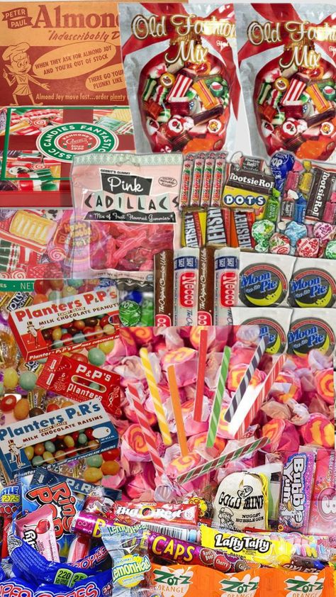 🍬candy🍬 80s Candy, 90s Candy, Moon Pies, Pie Pops, Pink Cadillac, Almond Joy, Old Fashioned, Peanut, Almond