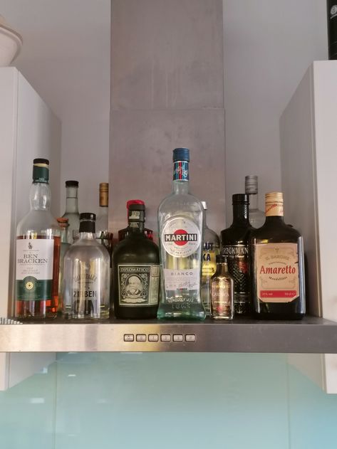 alcohol on a shelf Alcohol Shelf, A Shelf, Shelves