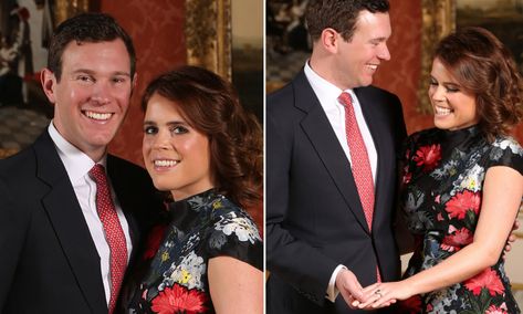 Princess Eugenie Engagement Ring, Celebrity Brides, Meghan Markle News, Sapphire And Diamond Engagement Ring, Jack Brooksbank, Celebrity Bride, Royal Couple, Lady Louise Windsor, Sarah Ferguson