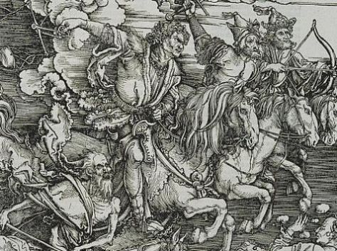 The Four Horseman of the Apocalypse, a wood cut engraving by Albrecht Durer and considered his masterpiece work. Albrecht Durer Paintings, Conscious Leadership, Leadership Styles, Four Horseman, Ernst Ludwig Kirchner, Horsemen Of The Apocalypse, Albrecht Dürer, Ange Demon, Albrecht Durer