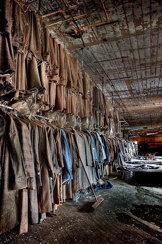 Re-pinned by #ontheroadkiwis. In an old abandoned clothing factory in Maryland. #abandoned #forgotten Mansion Homes, Old Abandoned Buildings, Abandoned Property, Abandoned Factory, Urban Exploring, Clothing Factory, Abandoned House, Abandoned Mansions, Haunted Places