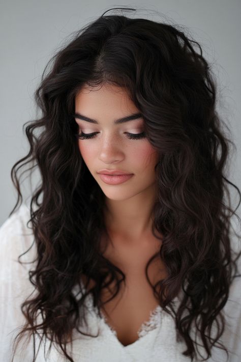 These 37 loose curl hairstyles are designed to make any bride feel beautiful and confident. From effortless beach waves to bouncy, defined curls, these styles are perfect for highlighting your natural beauty. Click now to see the full list! #weddinghairinspo #loosecurlhairstyles #bridallooks Hair For Chubby Face, Curl Hairstyles, Loose Curls Hairstyles, Short Hair Bride, Chubby Face, Bridal Theme, Blonde Waves, Sweetheart Neckline Dress, Bridal Elegance