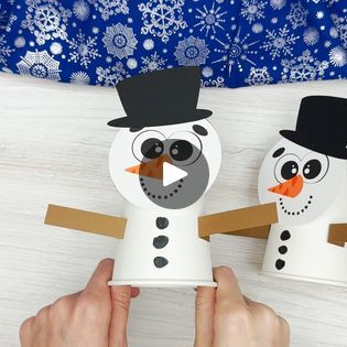 9.5K views · 139 reactions | Snowman Paper Cup Craft | ⛄️ Paper Cup Snowman Craft ✂️ Get the template on the blog | By Fun Crafts For Kids | Facebook Paper Cup Snowman, Cup Snowman, Paper Cup Crafts, Snowman Craft, Cup Crafts, Snowman Crafts, Fun Crafts For Kids, Craft Paper, Paper Cup