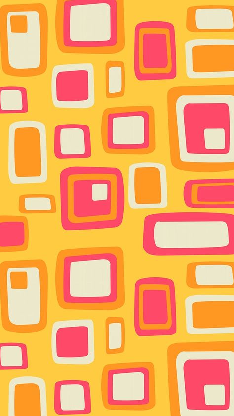 Retro phone HD wallpaper, abstract 70s design background | free image by rawpixel.com / Hein Retro Pattern Background, Retro 70s Aesthetic Wallpaper, 1960s Patterns Prints, Wallpaper Prints Pattern, 70s Phone Background, 70s Background Wallpapers, 70s Design Pattern, 70s Asthetics, 70s Design Graphic