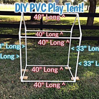 Pvc Pipe Tent, Easy Playhouse, Cute Sheets, Crafting Aesthetic, Diy Kids Tent, Pvc Tent, Indoor Playhouse, Diy Tent, Pvc Pipe Crafts